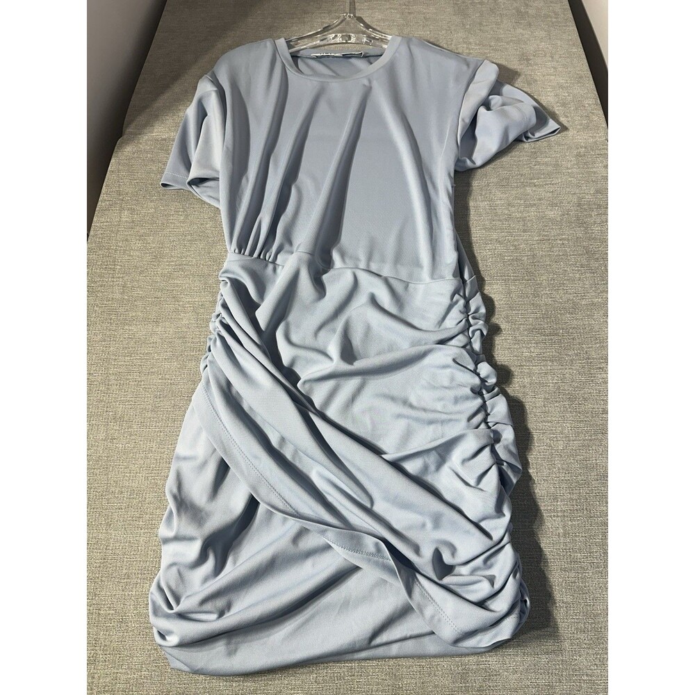 Grey Lab Ruched Flutter-Sleeve Mini Dress - Picture 9 of 10